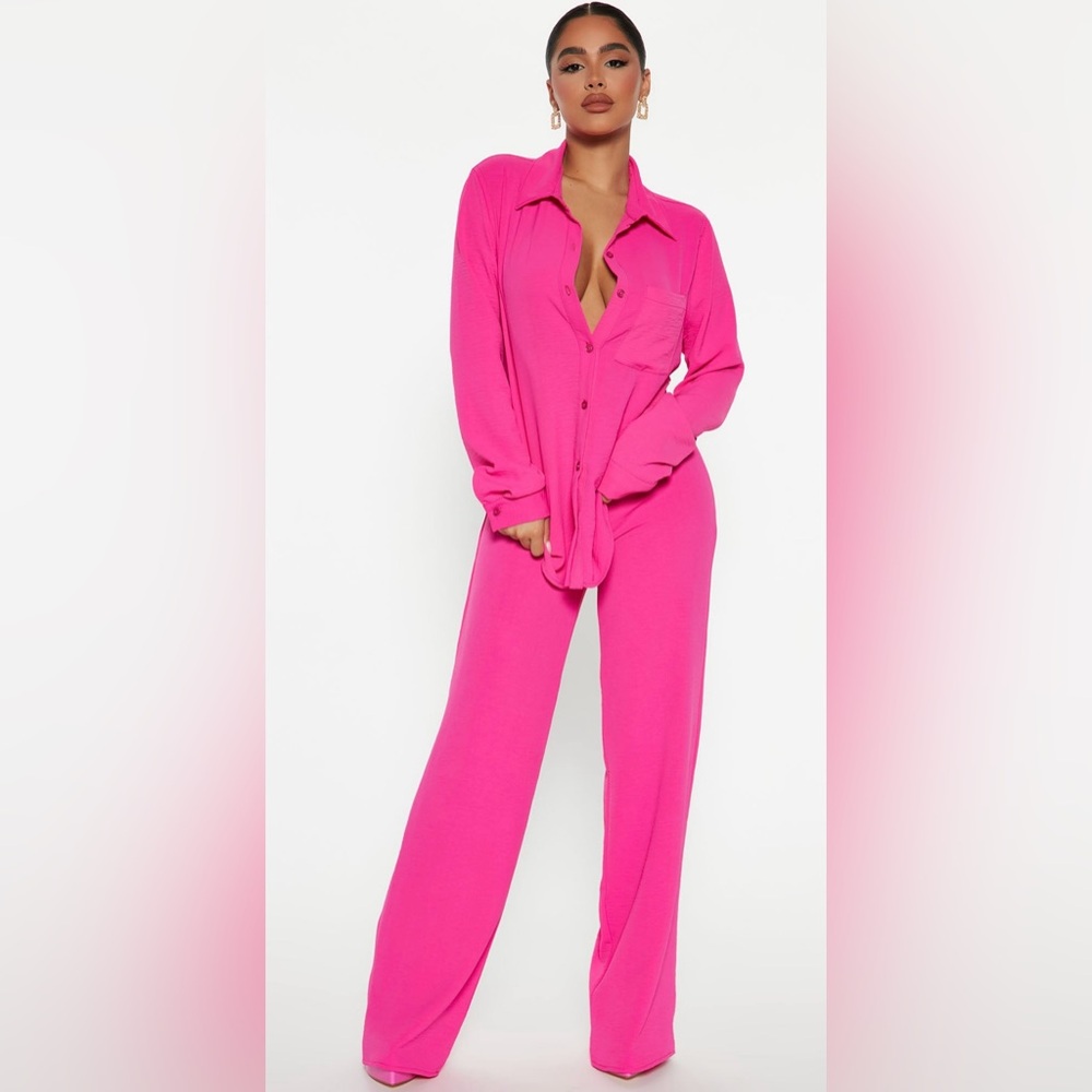 Fashion Nova Hot Pink Set
